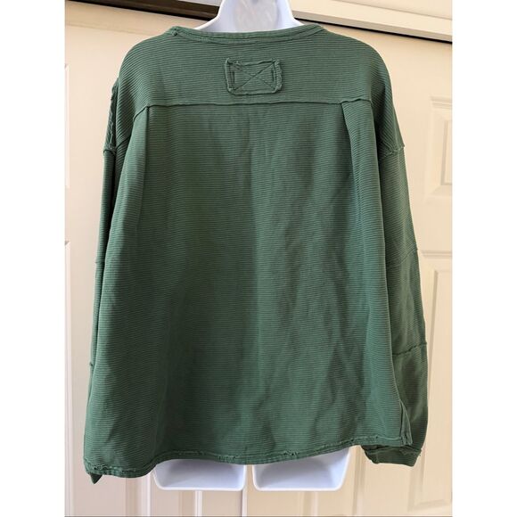 FREE PEOPLE x WE THE FREE TOTAL ECLIPSE TEE IN PINE FOREST - Picture 6 of 8